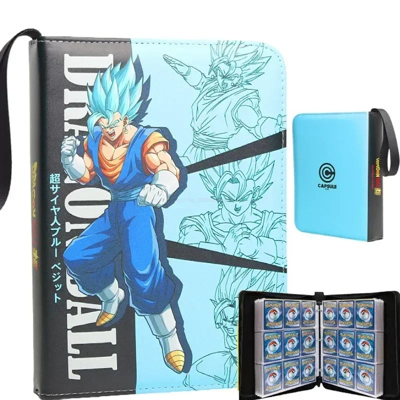 400pcs/900pcs Anime Dragon Ball Card Album Book Collection Card Storage Folder Hold Vegeta Iv Game Cards Binder Holder Kids Gift