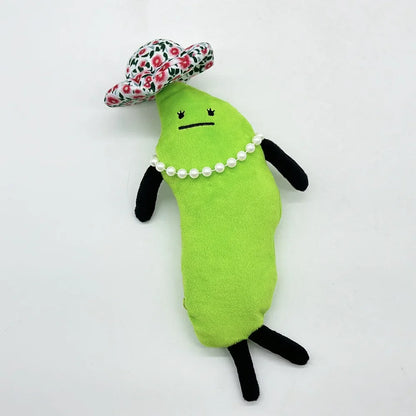 31cm New Secret Staycation Plush Toy Edamame Family Doll Cute Cartoon Stuffed Soft Toy Birthday Christmas Gift For Children