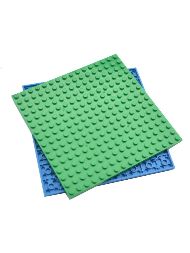 Building Blocks Double-sided Base Plate 16x16 91405 Assemble Parts MOC Bricks Baseplate Idea House Construction Board