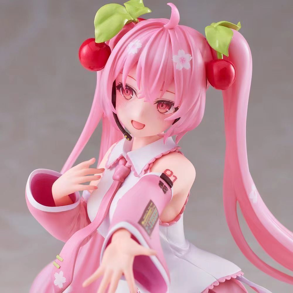 Hatsune Miku Sakura Miku Anime Model Toy Kawayi Pink Sakura Series Doll Collection Action Figure PVC