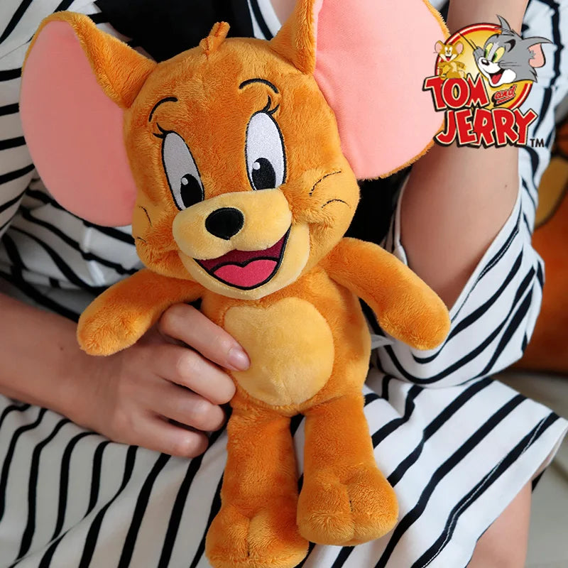 Original Tom and Jerry Plush Toy Cartoon Movie Cat Nibbles Mouse Plushies Stuffed Animals Soap Action Figure Studio Doll Toys