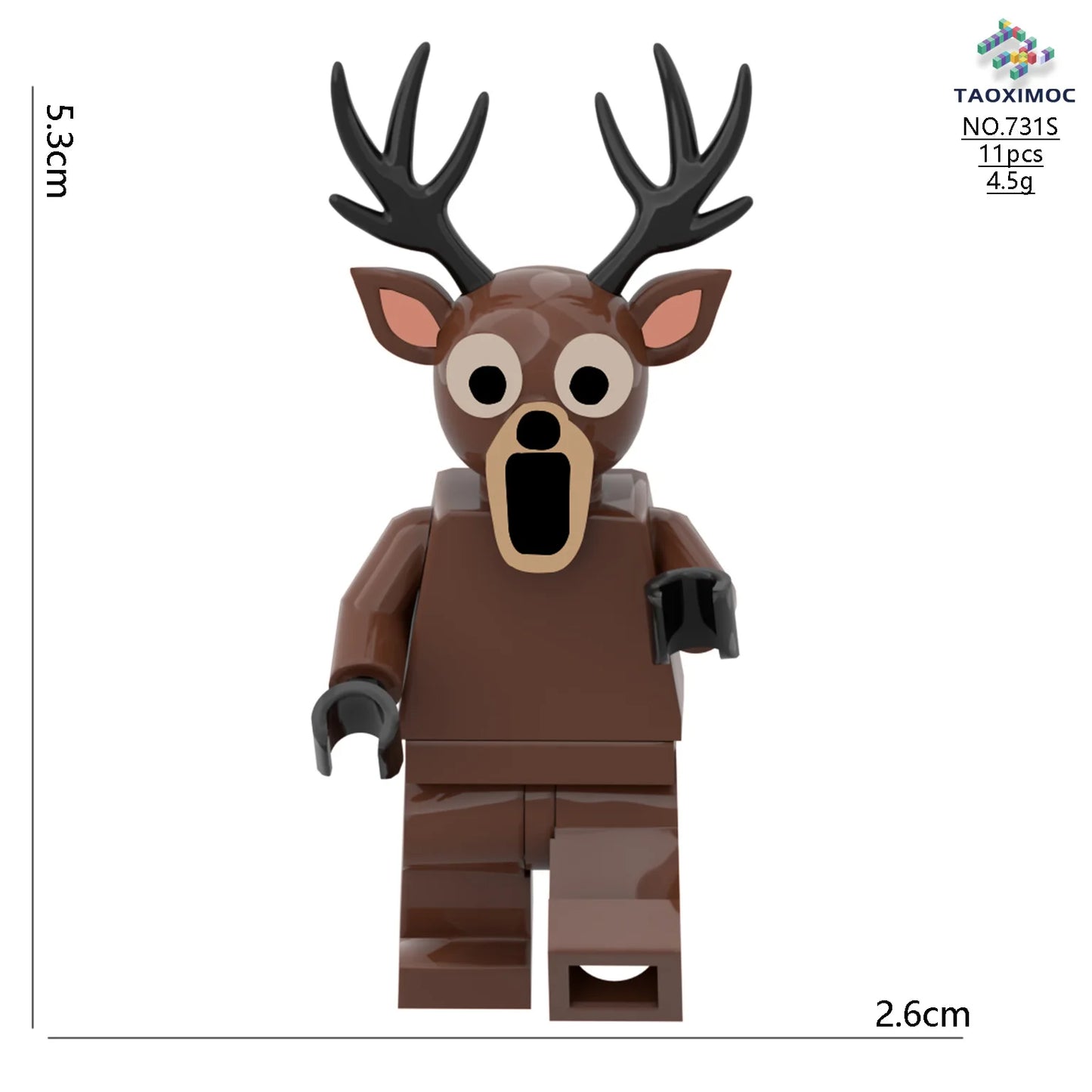 99 Nights in the Forest Toy Owl Goat Deer Monster Building Block Set Model Assembly Building Blocks Halloween Decoration Gift