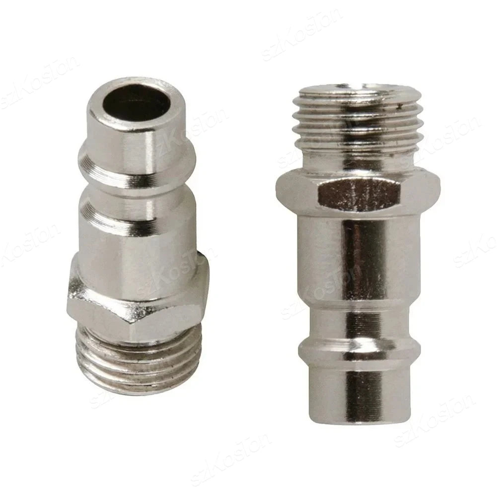 5Pcs/lot EU Pneumatic Connector For Air Hose Fittings Coupling Compressor Euro Quick Release Fitting with Male 1/4" BSP Thread