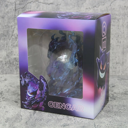 18cm Pokemon Gengar Figure Anime Action Model Collectible Statue for Display Halloween Christmas Birthday Gift Desktop Deco Doll