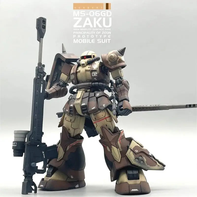 Hg 1/144 Ms-06gd Zaku Southern Cross Star Selma Assembly Action Figures Robot Plastic Model Children'S Educational Toys Gift