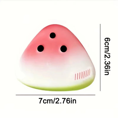 Sell Well Squishy Watermelon Fidget Toy Anti-Stress Slow Rising Fruit Pinch Squeeze Stress Reliever Funny Pressure Reducer Prop