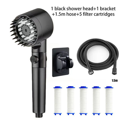 Shower head Shower Filter with Four Modes Bathroom Accessories Head Massage Shower Accessories Shower Knobs Home Furnishings