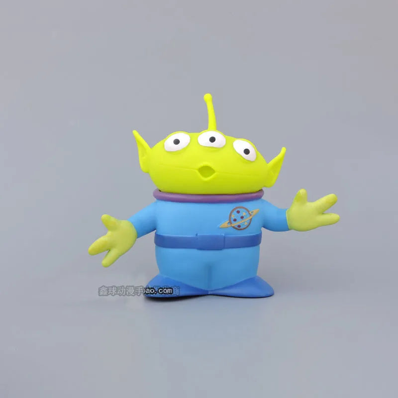 2026 New 15cm Toy Story Woody Buzzlightyear Green Aliens Doll Figure Anime Decoration Collection Toy Model For Children Gifts