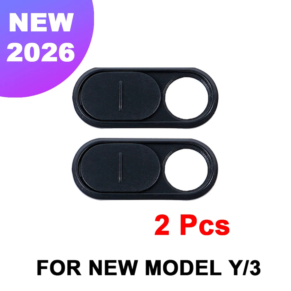 TESY Car Camera Cover For Tesla Model Y 3 Cybertruck All Webcam Slide Blocker Privacy Protector Compatible with PC Laptop