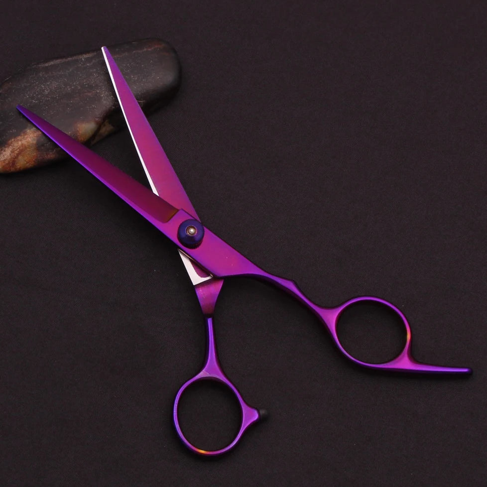 6.0'' Hair Scissors Professional Cutting Shears Thinning Hairdressing Haircut Comb Razors Sets Salon Barber & Home Dropshipping