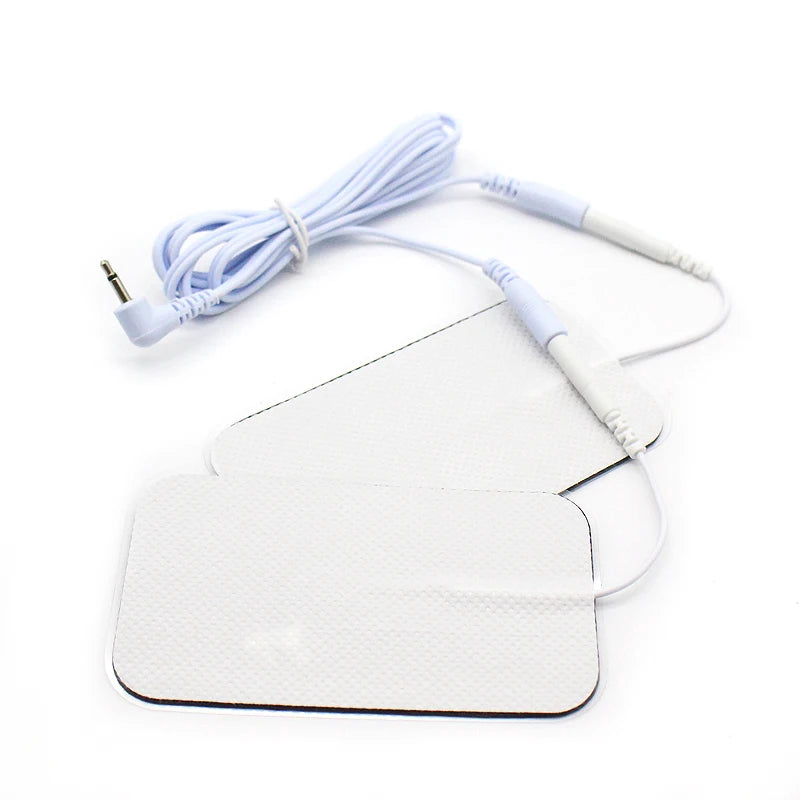 3.5mm Plug Electrode Wires Cable for WireUnit Massager Machine 2Pins & 4Pins Head Electrode Pads Compatible with Various Models