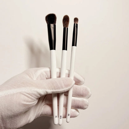F4 Dual-Ended Foundation Face Brush Double-ended Powder Blush Contour and Eyeshadow Concealer Makeup Brushes