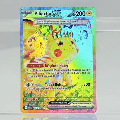 Holographic Game Trading Collection PTCG Proxy Cards Charizard Pikachu Mew EX Singl PKM Foil Cards PROXY Card
