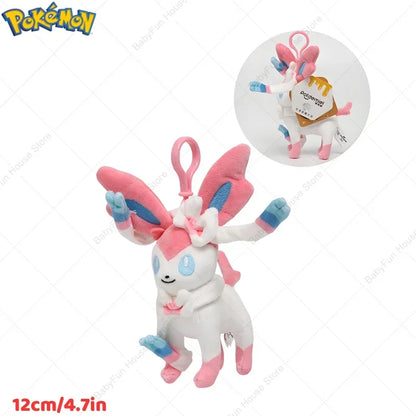 Original Pokemon Mimikyu Gengar Snorlax Umbreon Plush Toy Keychain Kawaii Espeon Jigglypuff Sprigatito Quaxly Peluche Dolls Gift