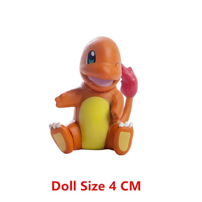 Pokemon Anime Figure Pikachu Eevee Charizard Mewtwo Cartoons Figure Collection Model Pocket Monster Action Toys Kids Birthday Gi