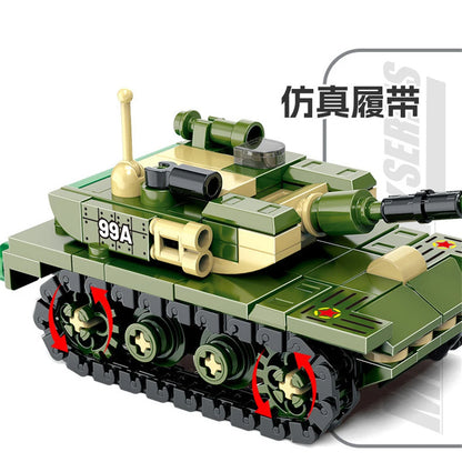 World War 2 WW2 Army Military Soldiers SAWT Soldiers The King Tiger Heavy Tank DIY Model Building Blocks Bricks Children'S Toys