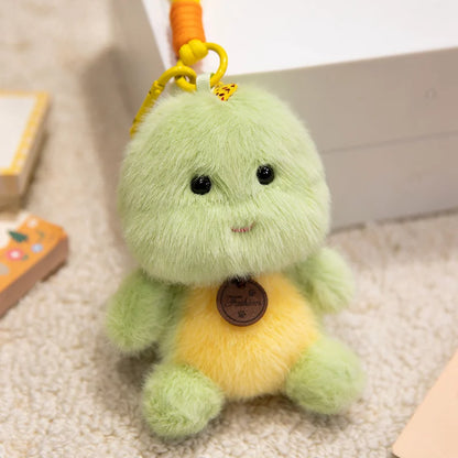 12 Styles Aroma Cartoon Animal Plush Pendants Fox Panda Sloth Piggy Dinosaur Toys Cute Keychain Pendant Bags Decor Car Interior