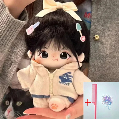 20cm Genuine Kawaii Idol Doll Plush Princess Dolls Stuffed Figure Toys Cotton Baby Plushies Toys Fans Collection Gifts