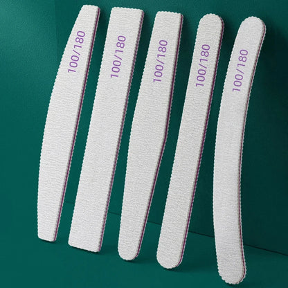 Nano Glass Nail File Transparent Crystal Nail Polish Rubbing Strip Polishing And Shining Nail Enhancement Tool