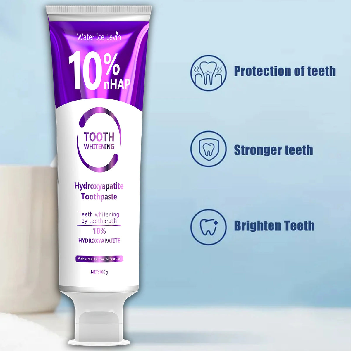 10% Nanoh Hydrogen Oxide Toothpaste, Gently Cleans Teeth with Gently, Brush Your Teeth, Deep Cleansing, Romantic Date, Daily Use, Say Goodbye to Embarrassment, Confident and Speaking