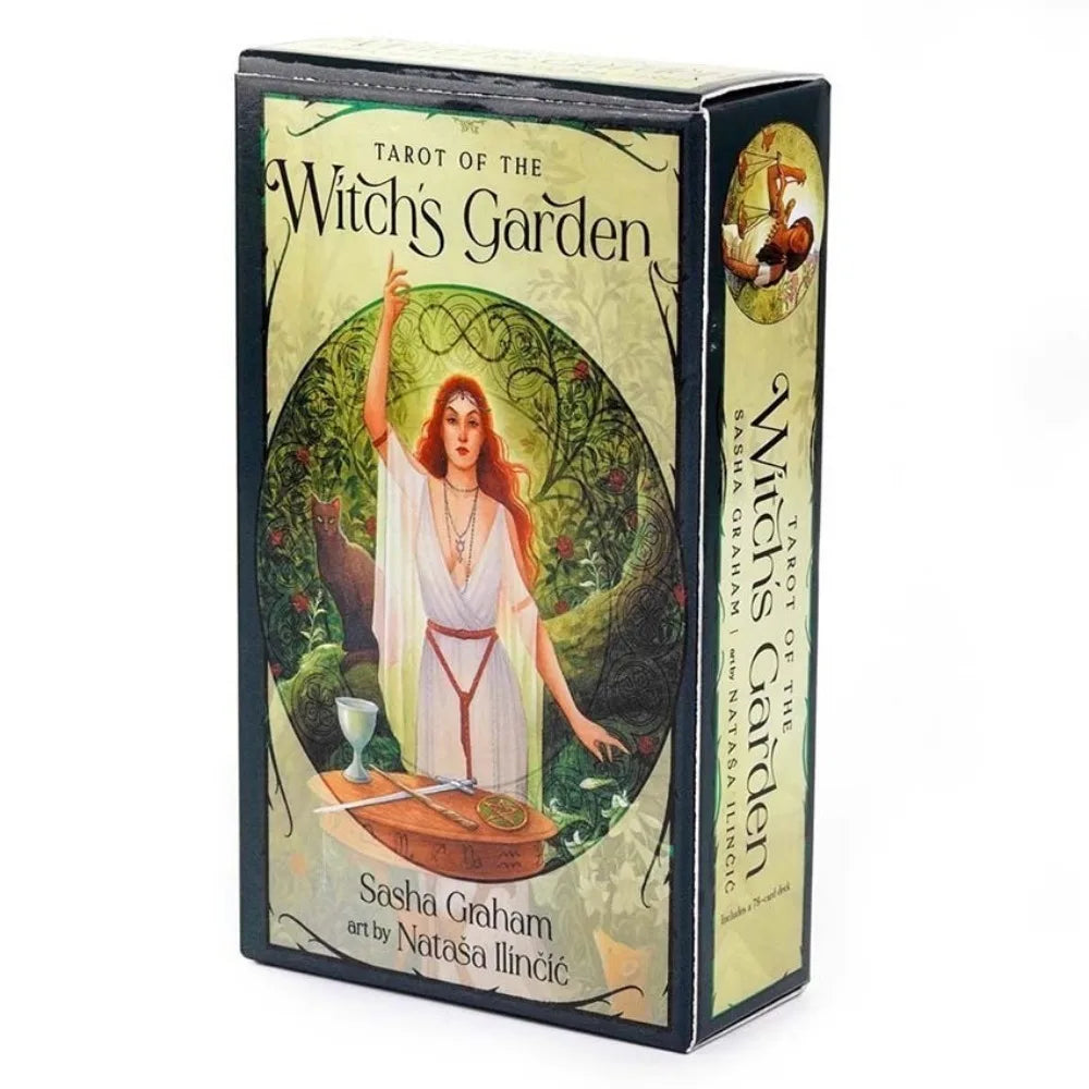 Tarot of The Witch's Garden 78 Pcs Cards Manifestation and Magic Await You In The Witch's Garden 10.3*6cm