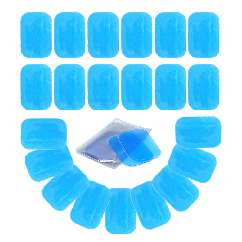 50/100pcs Trainer Abdominal Gel Stickers Fitness Hydrogel Electrode Pad For Muscle Stimulator ABS Trainer Body Massager