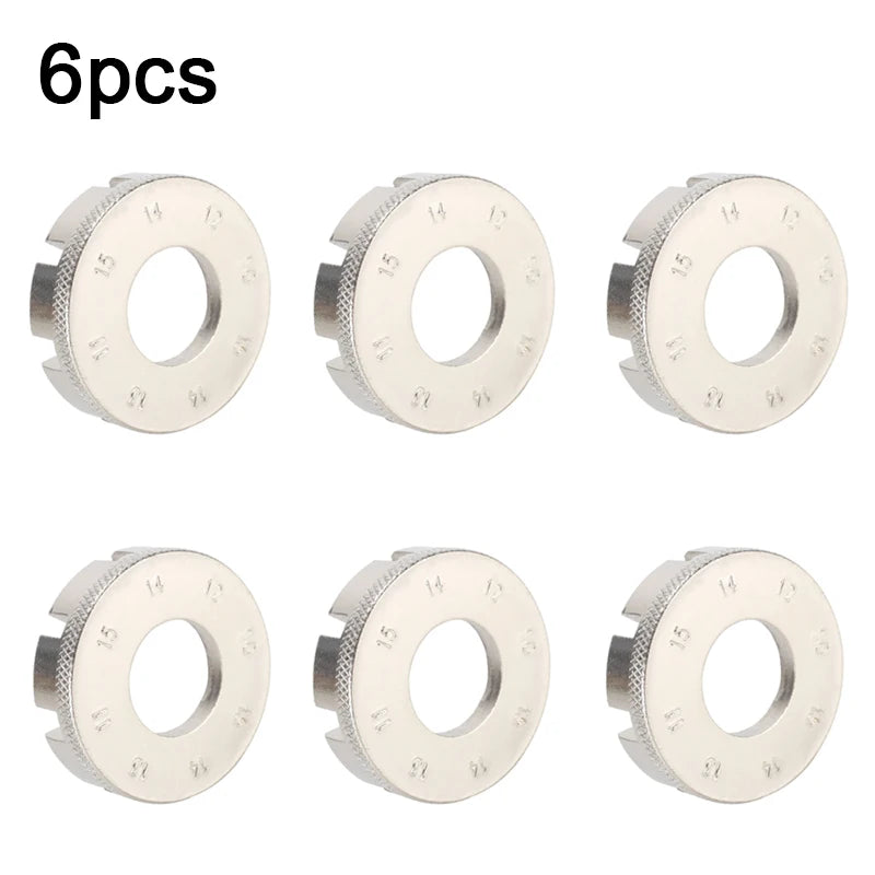 Bicycle Spoke Wrench Tool Mountain Bike Demolition Axis Repair Tools Steel Wire Adjustment Chrome Plated Spanner Wrench Tools