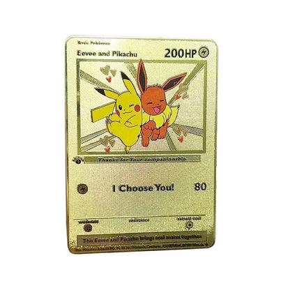 Cartão de metal pokémon 10000 pontos arceus charizard raichu super cartão dourado inglês mewtwo vmax gx ex presente de natal