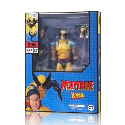 New Ct Toys Wolverine Action Figure MAFEX No.096 Anime Figures X-Men Figurine Deadpool Wolverine PVC Statue Ornament Model Toys