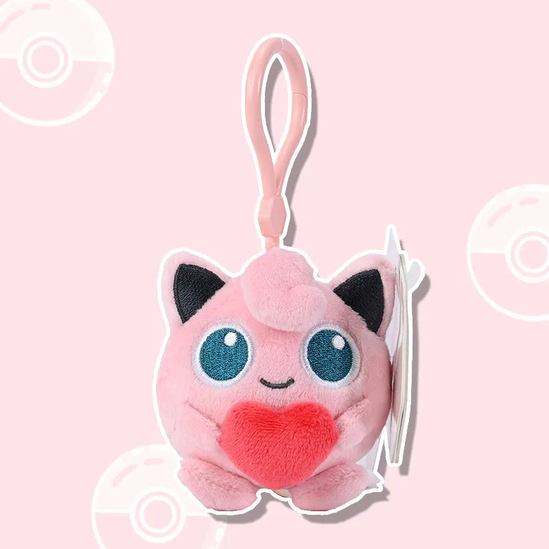 Pokemon Jigglypuff Bulbasaur Gengar Togepi Mimikyu Mew Kawaii Plush Stuffed Toy Keychain Backpack Pendant Keyring Birthday Gifts