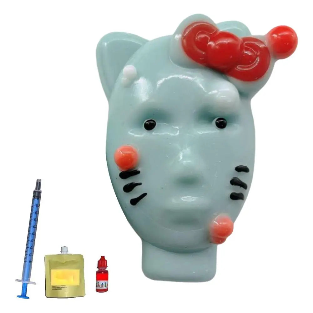 Alien Stress Relief Squeezing Acne Homemade Pinching Toy Super Soft Silicone Abstract Cartoon Reusable Release Rebound Toy