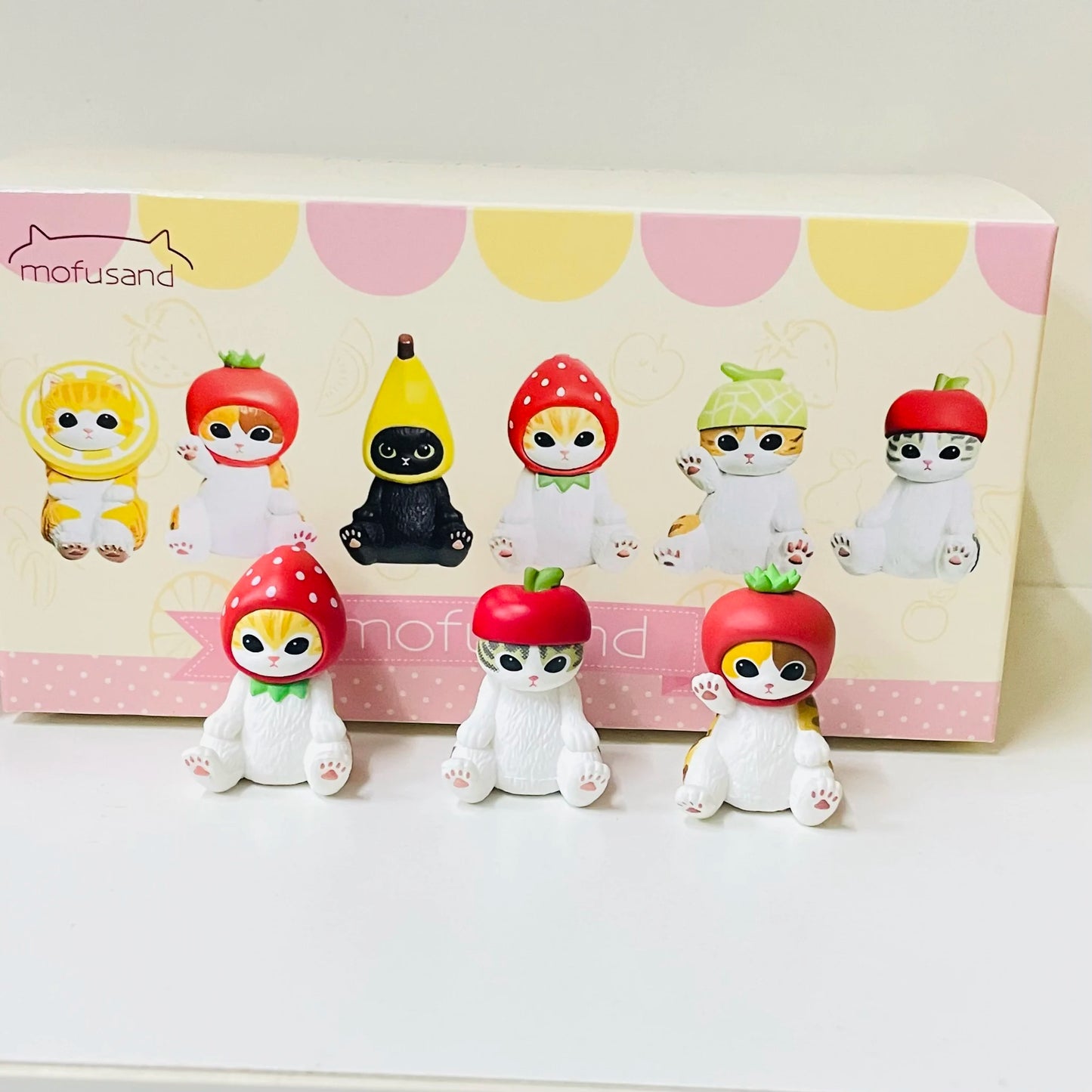 Mofusand Shark Cat Blind Box Series Toy Creative Desktop Cartoon Ornament Doll Collectibles Home Decoration Mystery Box Fun Gift