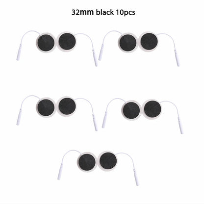 32mm Non-woven Fabric Electrode Pads Replacement For Tens EMS Nerve Muscle Stimulator Body Massager Patches