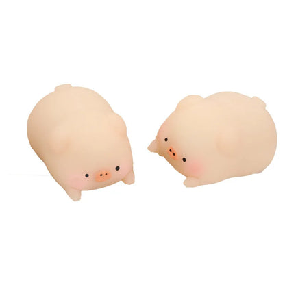 Cute Little Pink Pig Squeeze Toys Pink Piglet Stress-relieving and Venting Toys Kawaii Pet Fidget Toys Gifts for Friends