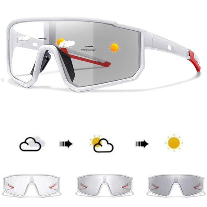 Fashion Brand Men Women Bicycle Photochromic Eyewear MTB Bike Fishing Running Cycling Sports Sunlasses Comfortable Goggles