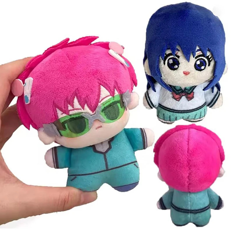 10cm The Disastrous Life of Saiki Kusuo Plush Toys Anime Saiki Kusuo Teruhashi Kokomi Plushie Pendant Stuffed Dolls Xmas Gifts