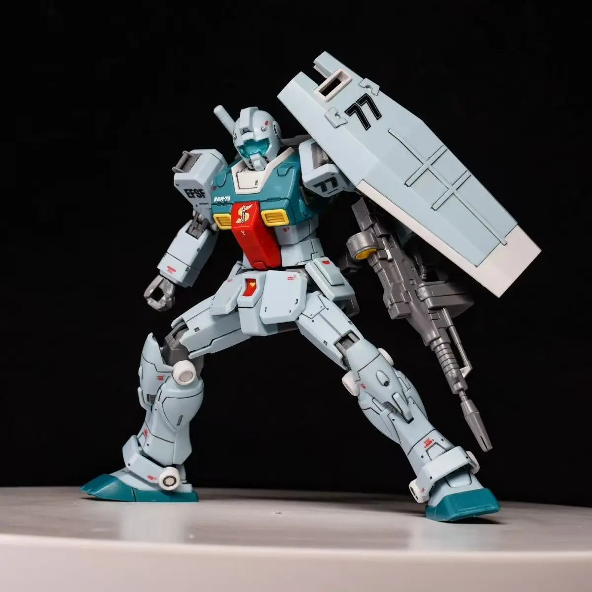 GK Cucuruz Doan's Island Gm Sleggar HG 1/144 Mecha Assembly Model Kit Action Figures Desktop Decoration Doll Boy Puzzle Toys