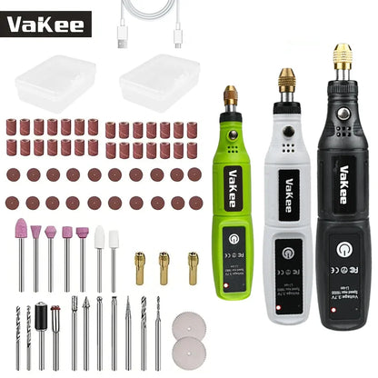 Mini Electric Drill USB Rechargeable Cordless Engraving Pen Dremel Tools Rotary Tool Cordless Hand Drill Mini Polisher for Hand