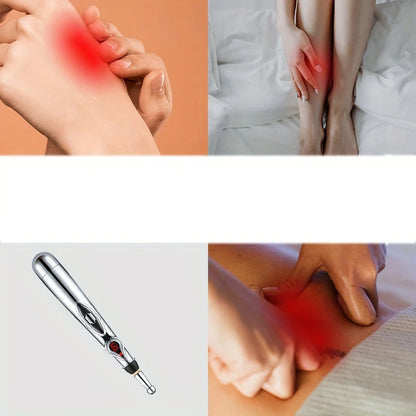 Electronic Acupuncture Acupoint Massage Pen Multi-Function Meridian Pressing Energy Therapy Energy Pen Pain Relieving Tool