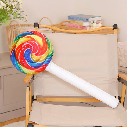 40/70CM New Funny Colour Lollipop Plush Toys Colorful Candy Plush Pillow Ball Toy Stuffed Soft Birthday Gifts Room Decoration