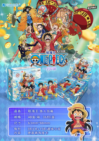 New One Piece Card Straw Hat Pirate Luffy Zoro Nami Classic Anime Character Collection Cards Toys Gifts