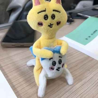Chiikawa Super Muscle Lines Handmade Whole Body Movable School Bag Pendant Hachiware Usaqi Interesting Pendant Toys