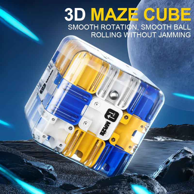 3D Maze Magic Cube Fidgeting Toys Labyrinth Creative Puzzle Intelligence Cube Kids Logical Thinking Anti Stress Educational Toys