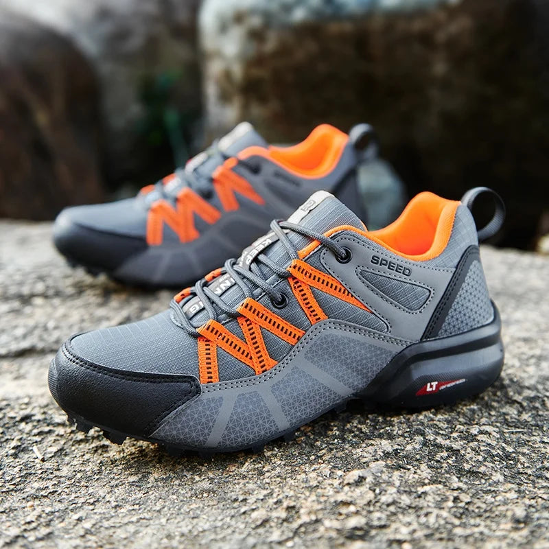 Cycling Shoes Men's Shoes Lockless Bicycle Sports Shoes Outdoor Mountain Off-road Lightweight Non-Slip Wear-Resistant Shoes39-47