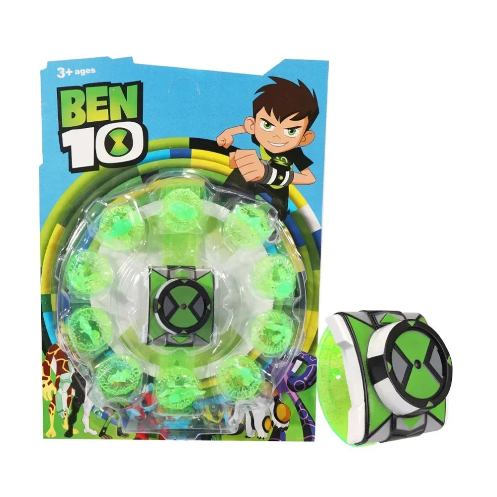 Omnitrix BEN10 Action Figures Ben Tennyson Projection Watch Deformation Sound Light Doll Smart Watch Children's Birthday Gifts
