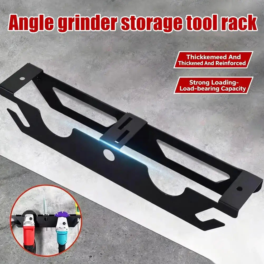 1/2Pcs Angle Grinder Holder 2 Pack Wall Mount Cutters Holder Storage Rack Heavy Duty Steel Tool Organizer for Grinders & Polishe