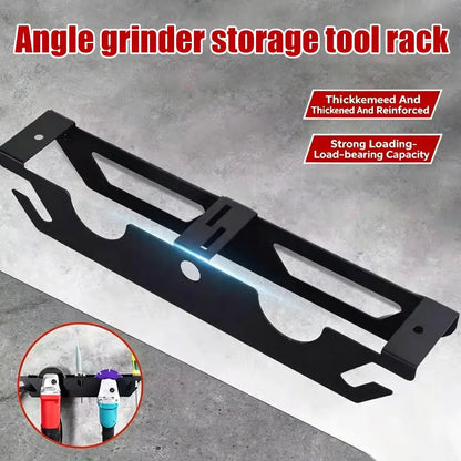 1/2Pcs Angle Grinder Holder 2 Pack Wall Mount Cutters Holder Storage Rack Heavy Duty Steel Tool Organizer for Grinders & Polishe