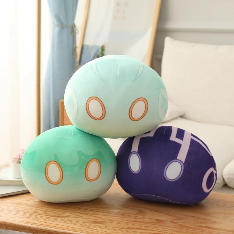 10cm Genshin Slime Plush Pendant Toys Genshin Impact Stuffed Pillow Cute Anime Game Original God Cosplay Fans for Kid Gift