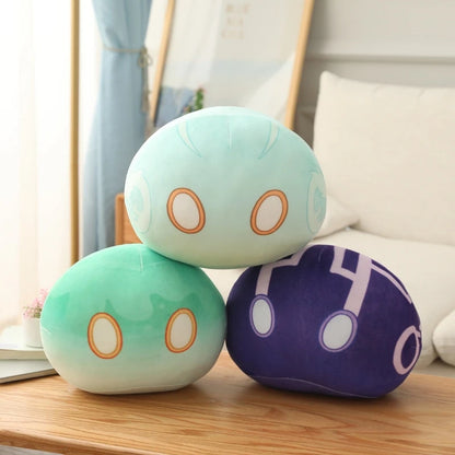 10cm Genshin Slime Plush Pendant Toys Genshin Impact Stuffed Pillow Cute Anime Game Original God Cosplay Fans for Kid Gift