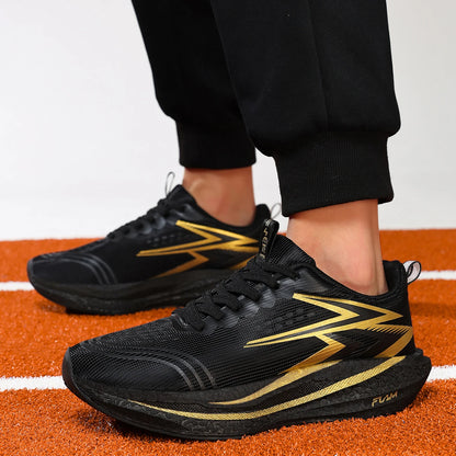 Running Shoes Speciality Marathon Men Sports Breathable Lightweight Carbon Board Women's Comfortable Athletic Nonskid Sneakers